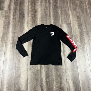 Nike Mens‎ Black Long Sleeve Top